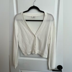 White Wilfred cardigan